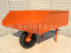 Transport container 130 cm, rear mounted wheels